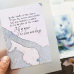 "He is Near" poem--set of 10 cards